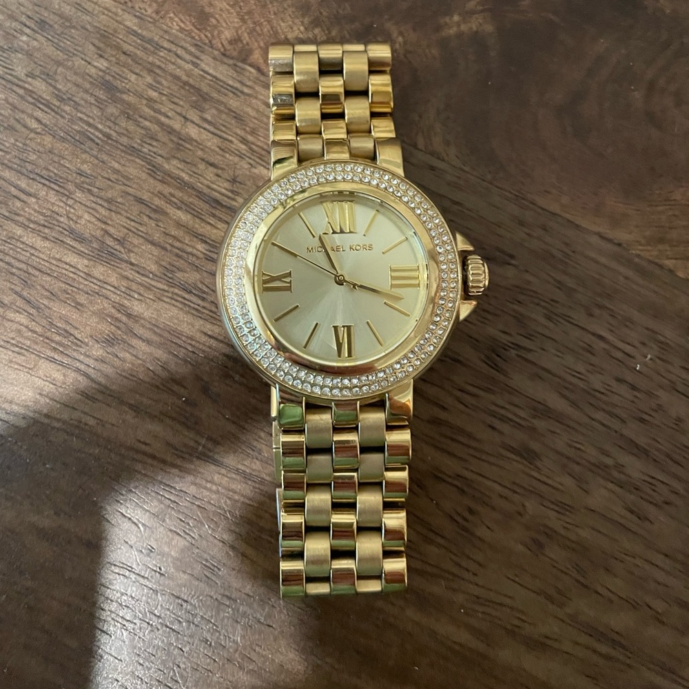 Michael Kors Lucy bezeled watch